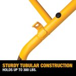 Miter Saw Stand With Wheels (DWX726), Yellow - Image 7