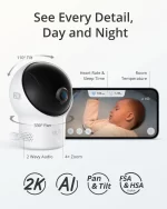eufy Baby Smart Sock S320 Baby Monitor with 2K Camera - Image 5